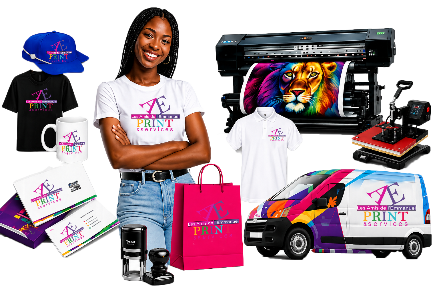 AE PRINT Services Illustration